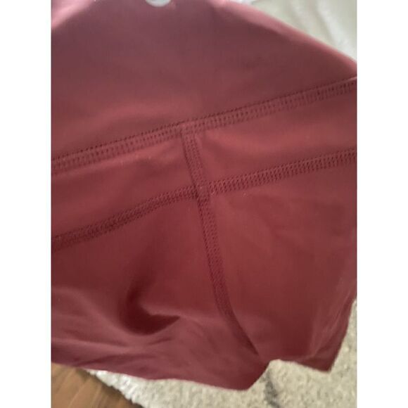 Crazy Yoga M brick red athletic leggings - Picture 6 of 6